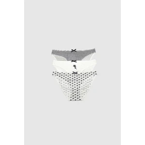 Pierre Cardin 3'lü Ekonomik Paket Dream 2700 Pamuklu Basic Desenli Brief Külot