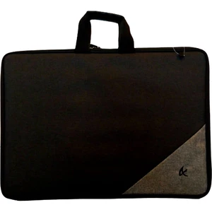 Askılı Fermuarlı 35 x 50 cm Resim Çantası Su Geçirmez Ketenli Kumaş 35 x 50 cm Proje Çantası