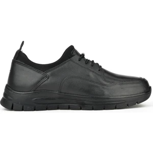 Erkek Deri Sneaker 133423Z68 Siyah