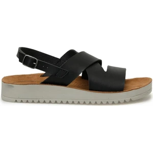 164441.Z3FX Siyah Kadın Comfort Sandalet