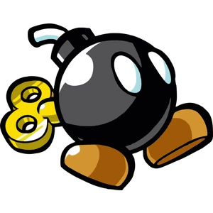 14 x 11 cm Yürüyen Bomba Sticker Motor Araba Kask Laptop Sticker