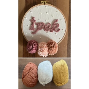 Punch Passion İsme Özel Bebek/Çocuk Odası Kapı Süsü 30 cm