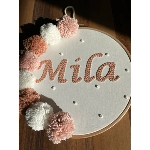 Punch Passion Bebek/Çocuk Odası Kapı Süsü Hastane Odası Kapı Süsü Baby Shower Punch Bebek Hediyelik-25 cm