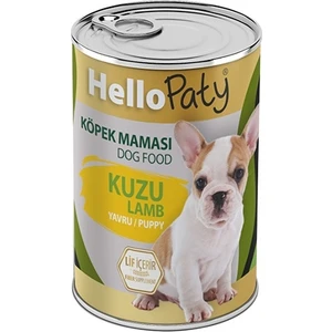 Hello Paty Yavru Kuzu Etlı Köpek Konserve Maması 24 Adet x 415 gr