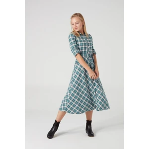 Zelish My Sister Juliet Ekoseli Gömlek Elbise