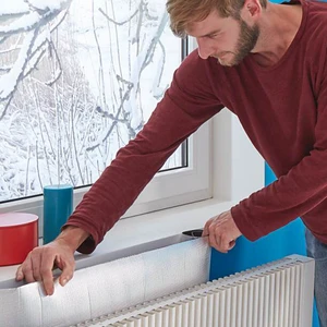 5 Adet Kalorifer Radyatör Arkalığı Isı Yalıtımı İzalasyon Levhası Petek Arkası Alüminyum Folyo 5 Adet 5 ml