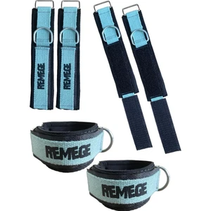 Ayak Bilek Kayışı D-Ring Ağırlık Çekiş Aparatı / Direnç Egzersiz Lastiği Ayak Çekme Aparatı 2 Adet