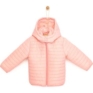 HelloBaby Basic Kapüşonlu Fermuarlı Mont Kız Bebek