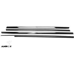 Alminox Oto Volkswagen Golf 6 (2009-2012 ) Paslanmaz Krom Cam Çıtası 4 Parça