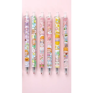 6 Parça Tükenmez Kalem Seti - Renkli (Yurt Dışından)