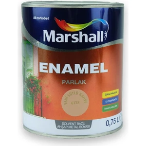 Enamel Parlak Ahşap Metal Boyası Sütlü Kahve 0,75 L