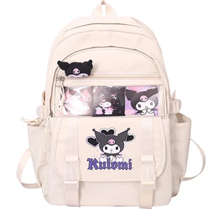 Dimity 6d Baskılı Kuromi Okul Çantası Ilkokul Sırt Çantası (Yurt Dışından)