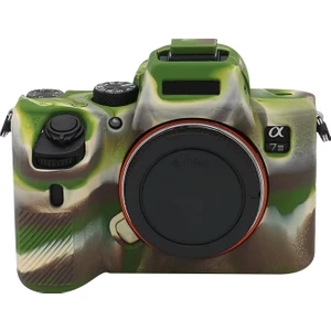Sony A7III / A7S3 Için Silikon Koruyucu Kılıf - Yeşil (Yurt Dışından)