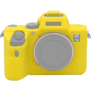 Sony A7III / A7S3 Için Silikon Koruyucu Kılıf - Sarı (Yurt Dışından)