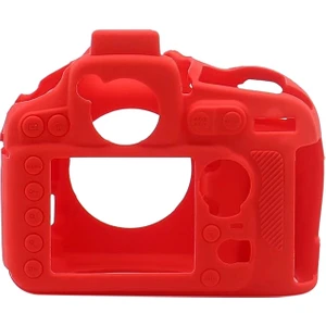 Nikon D810 Için Silikon Koruyucu Kılıf - Kırmızı (Yurt Dışından)