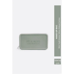 Fit & Alive Kokulu Silikon Makyaj Çantası - Mint Yeşili