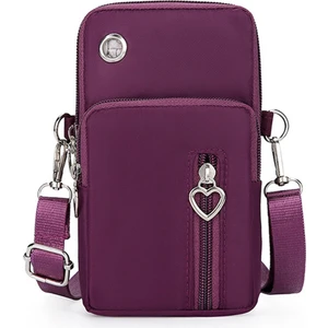 Oxford Bez Crossbody Çanta Telefonu Taşıyan Torba Küçük Omuz Çantası Bilek Çantası (Yurt Dışından)