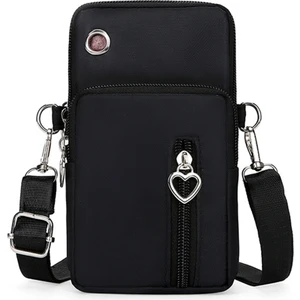 Oxford Bez Crossbody Çanta Telefonu Taşıyan Torba Küçük Omuz Çantası Bilek Çantası (Yurt Dışından)