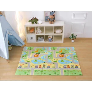 Mooie Baby's Funny Zoo Katlanabilir Çift Taraflı Oyun Matı Oyun Halısı 150 x 180 x 1 cm
