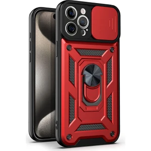 Apple iPhone 15 Pro Kılıf Impact Resistant Kırmızı