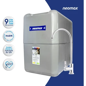 H-MAX Reverse Osmosis System 11 Aşama 9 Litre Çelik Tanklı Mineralli Su Arıtma Cihazı