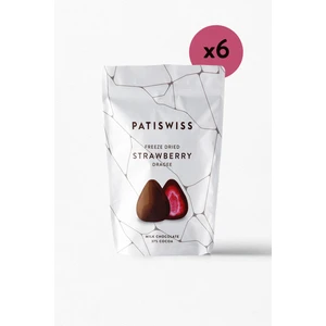 Sütlü Çikolatalı Çilek Draje 80 gr x 6 Adet