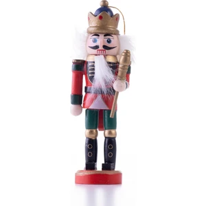 Yılbaşı süsü kurşun asker, 13 cm, Gold Taçlı  1 adet