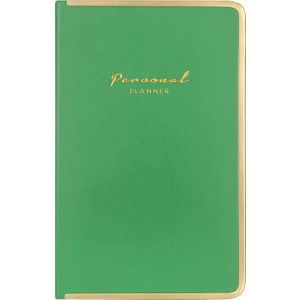 Victoria's Journals Monaco Vegan Deri Sert Kapak 13 x 21 cm Çizgili Yeşil