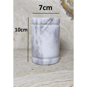Marble Center Mermer Diş Fırçalık - Pamukluk - Kalemlik