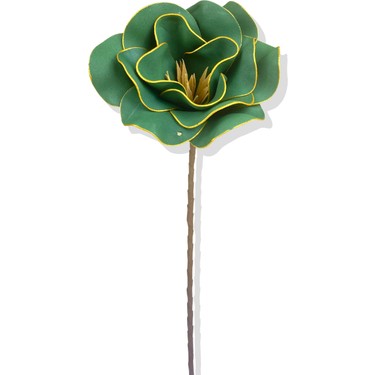 Tek Dal Latex Çiçek Gül Koyu Yeşil 60 cm Fiyatı