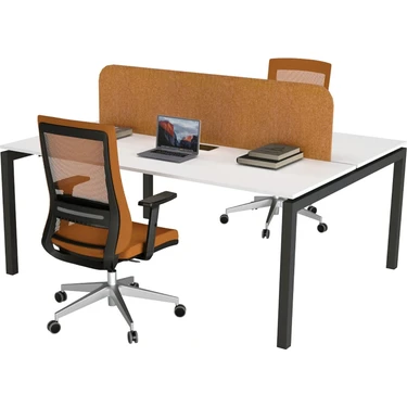 Çağın Ofis Mobilyaları Galaxy Ikili 180 cm Çalışma Ofis Masa Workstation