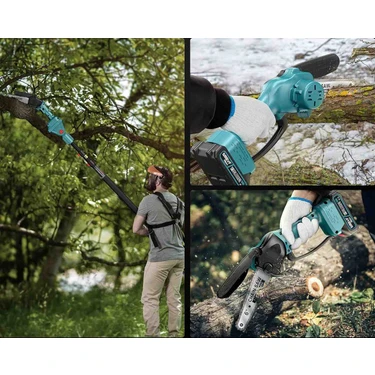 Graizer Alman 598 Vf 20 Ah 2'li Set 4 Akülü Şarjlı Ağaç Fiyatı