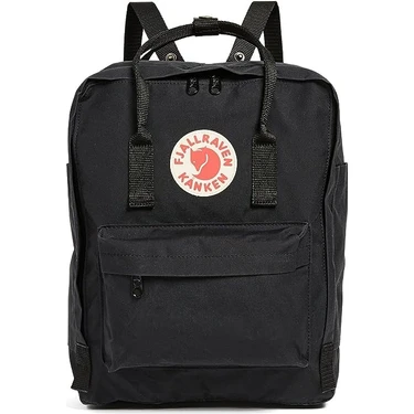 Kalesi Fjallraven Dönüştürülebilir Askılı Dayanıklı Su Geçirmez Sırt Çantası - Siyah (Yurt