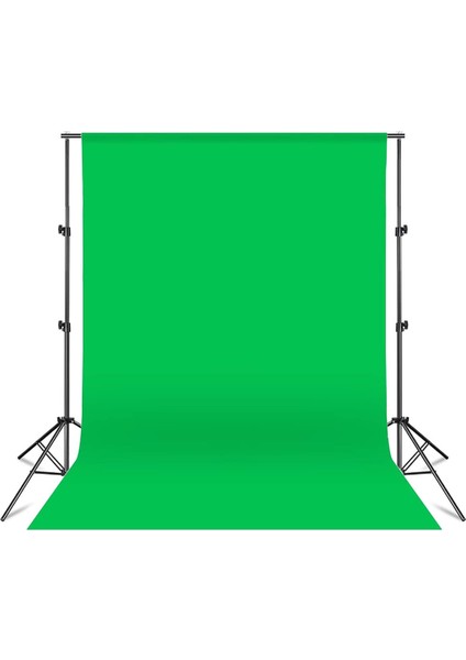 Cazipshop Sosyal Medya Çekimleri Için 2X3M Greenbox Yeşil Fon ve Fon Standı