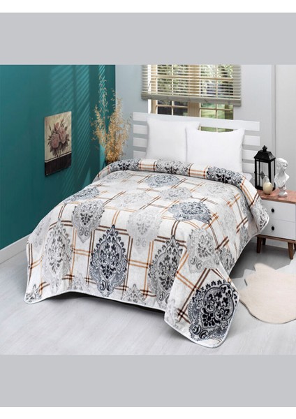 Battaniye Lacasa 1100 Gri Çift Kişilik