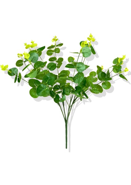 Yapay Parlak Okaliptus Demet 16 Dal 50 cm