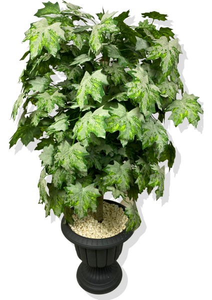 Yapay Akçağaç Yaprak Yeşil Çınar Ağacı 140 cm 35 cm Saksı modelleri