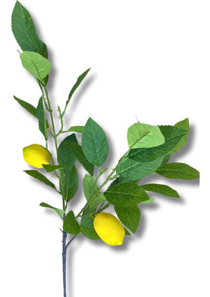 Yapay Tek Dal Limon Dalı 90 cm