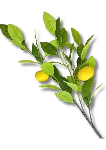 Yapay Tek Dal Limon Dalı 90 cm