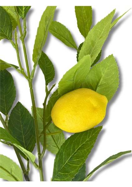 Yapay Tek Dal Limon Dalı 90 cm