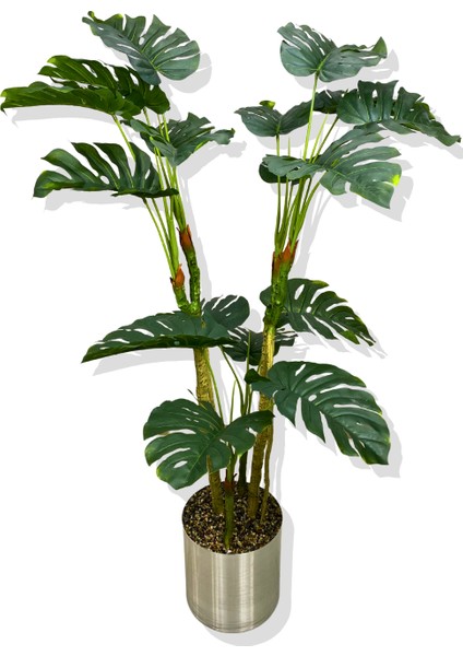 Yapay 4 Gövde 18 Dal Devetabanı 180 cm 30X30 Galvaniz Saksı fırsatları