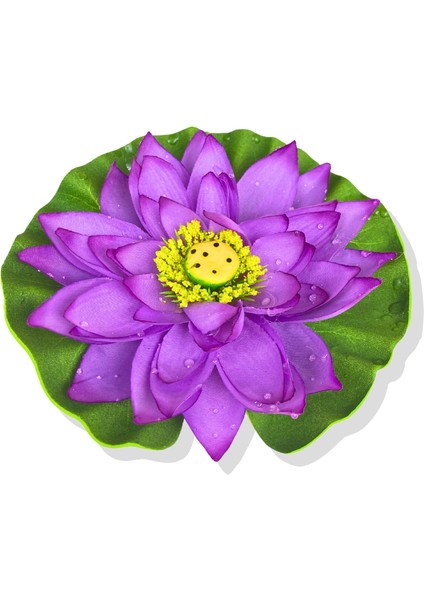Yapay Mor Su Nilüferi 17 cm