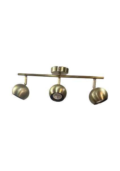Metal Modern 3 Lü Eskitme Kaplama 180 Derece Mafsallı LED Spot Avize Günışığı Ampullü fiyatları
