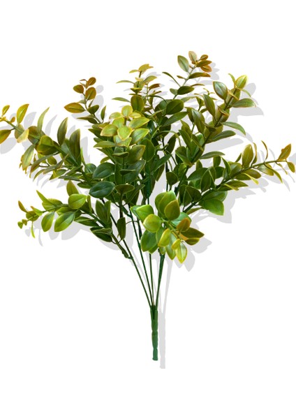 Yapay Turuncu Ruscus Bitkisi 40 cm 5 Dal