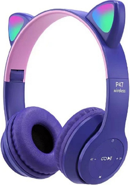 P47M Kulak Üstü Bluetooth Kulaklık (Yurt Dışından)