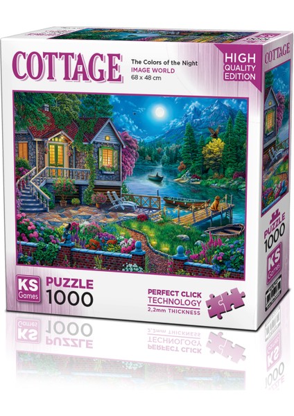 KS Games The Colors Of The Night 1000 Parça Puzzle