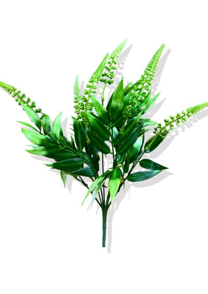 Yapay Yeşillik Demeti Yeşil 40 cm 7 Dal