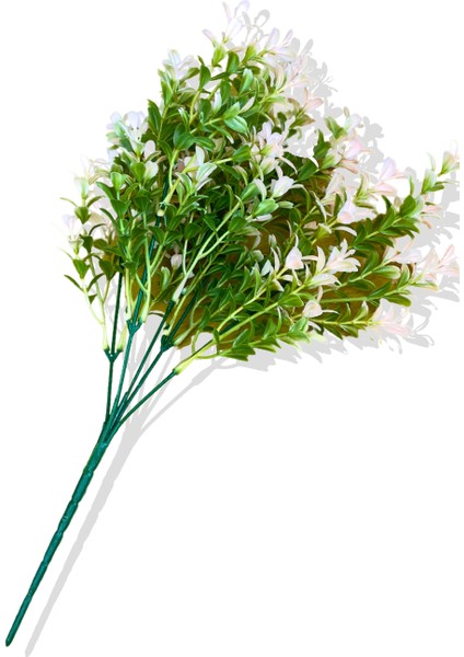 Yapay Bitki Pembe Şimşir 35 cm 5 Dal
