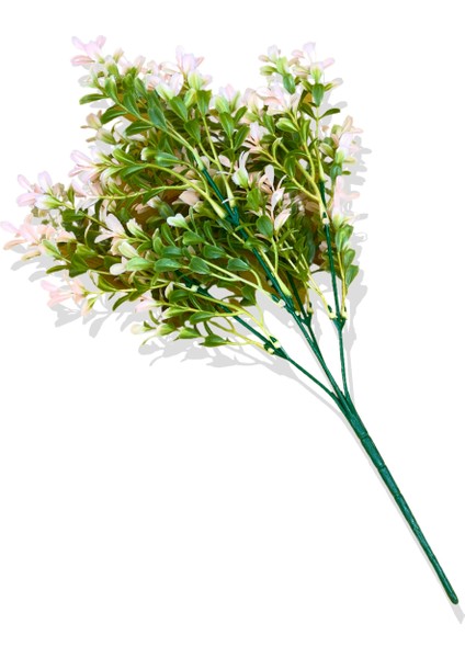 Yapay Bitki Pembe Şimşir 35 cm 5 Dal