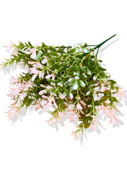 Yapay Bitki Pembe Şimşir 35 cm 5 Dal